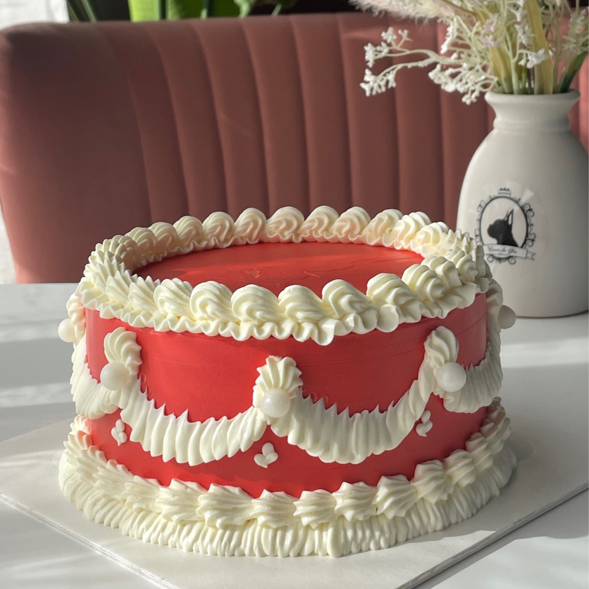 Vintage Cake Design | Vintage birthday cakes, Heart birthday cake, Blue  birthday cakes